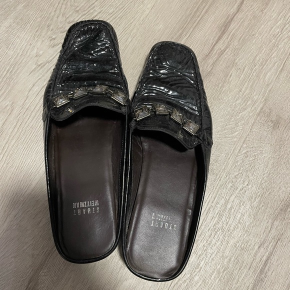 Stuart Weitzman Leather Mules - Picture 3 of 11